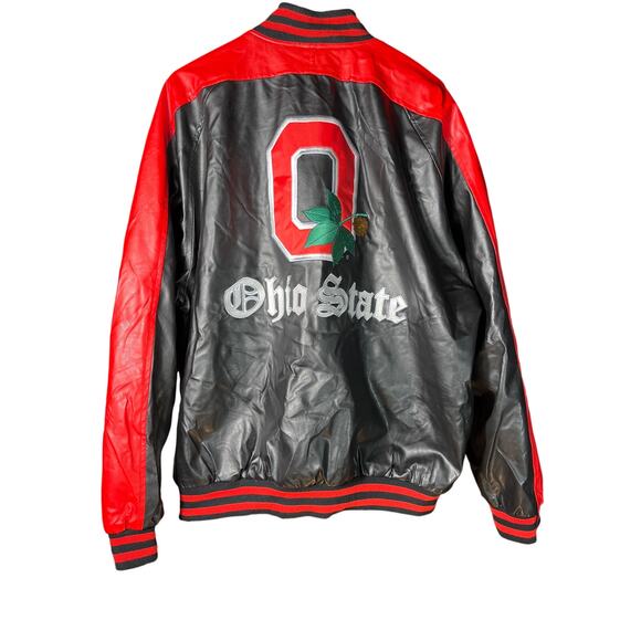 Steve and Barry’s outfitters Ohio State faux leather jacket men’s XL - Picture 5 of 7
